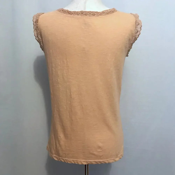 Loft Peach Crochet Tank Top Women XS - Picture 6 of 8